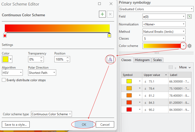 Choropleth settings #2